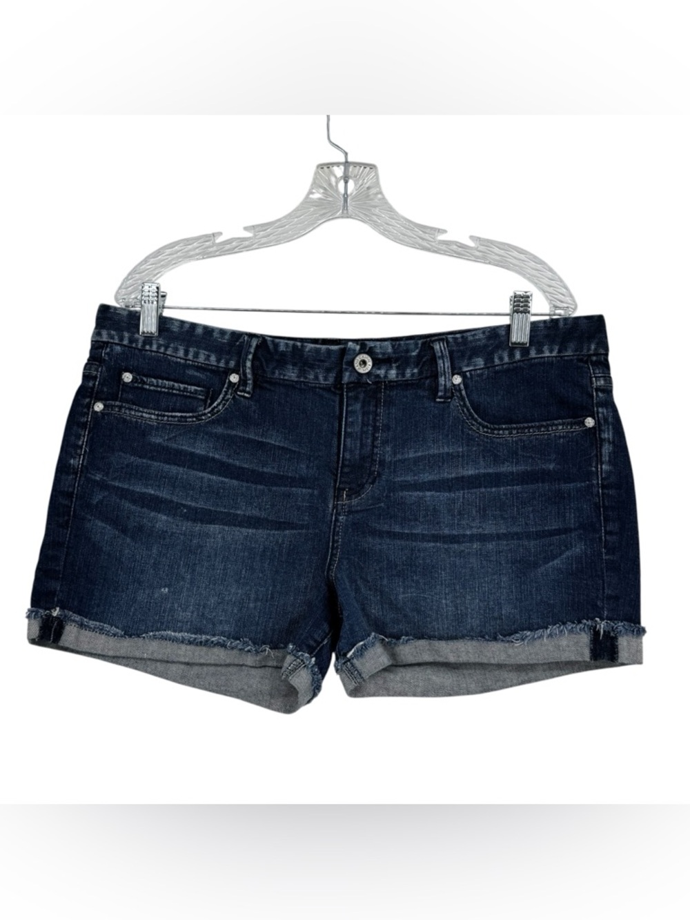 Women’s Calvin Klein Size 14/32 Blue Cotton/Elastane Denim Shorts
